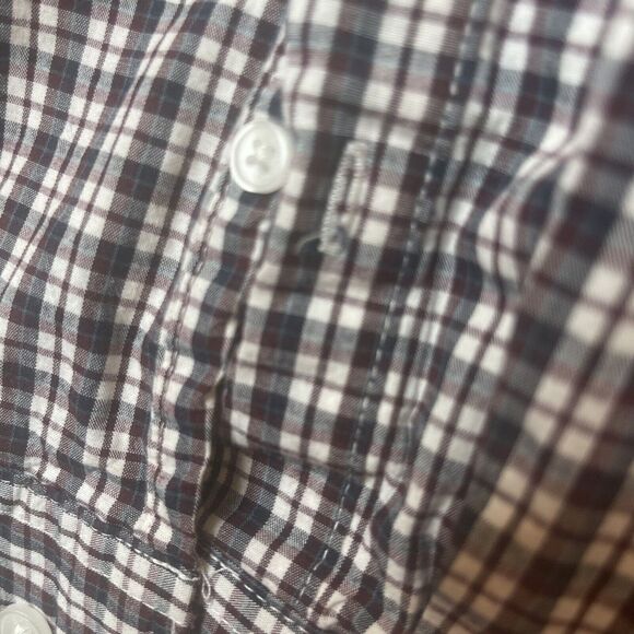 Claiborne Men's Shirt Button Down Size 4XLT Big & Tall Stretch Gingham - Picture 2 of 3